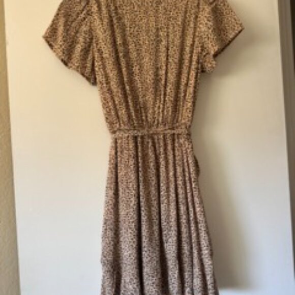 Abercrombie Easy Waist Wrap Mini Dress - XS Petite - Picture 4 of 13